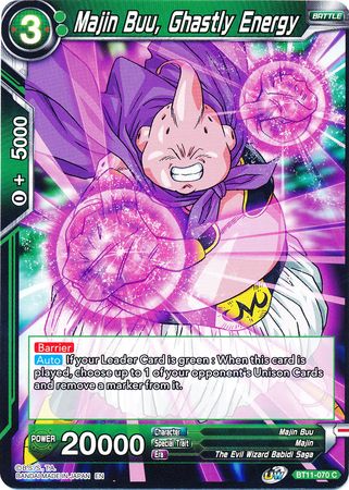Majin Buu, Ghastly Energy [BT11-070] | Good Games Adelaide SA