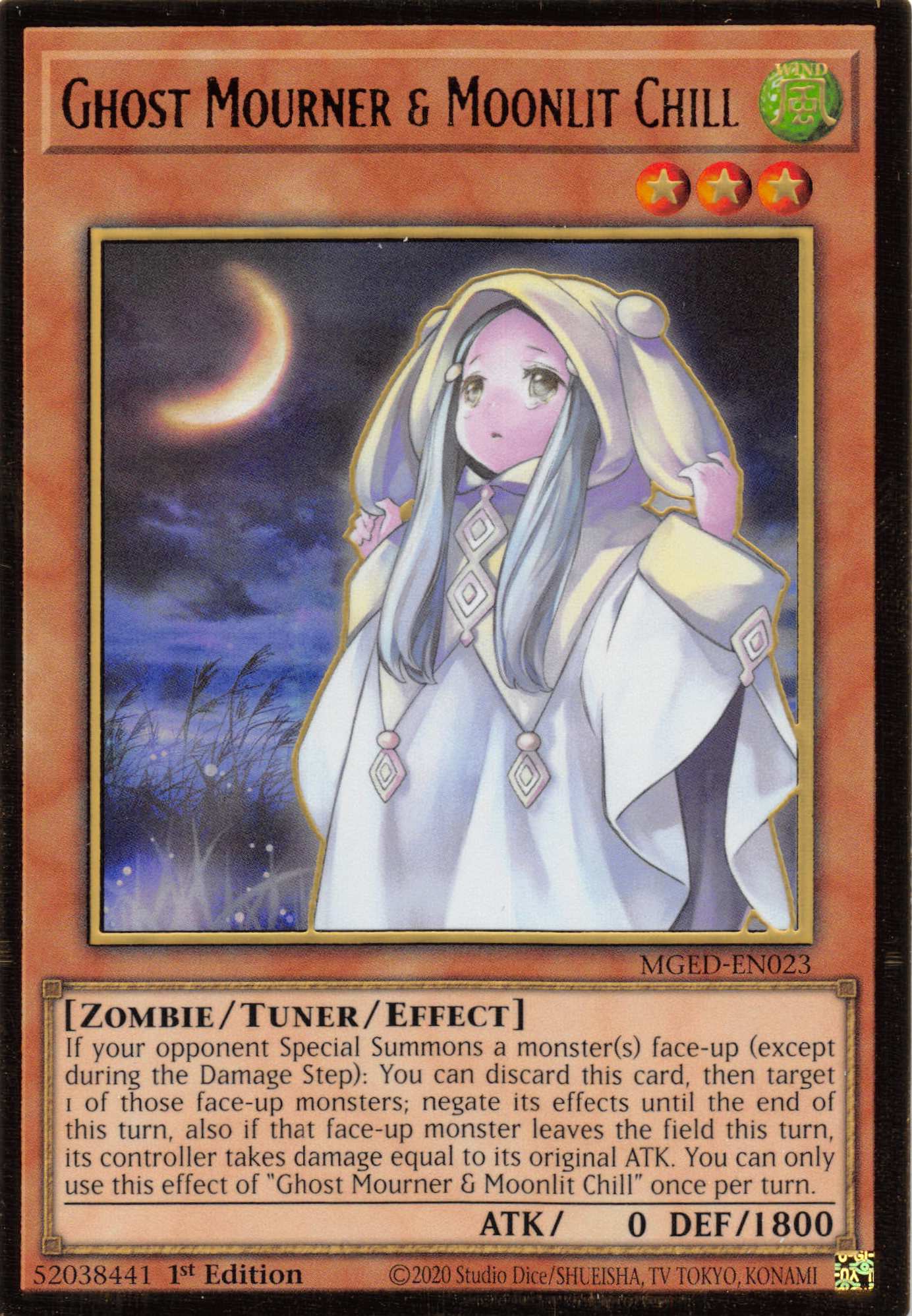 Ghost Mourner & Moonlit Chill [MGED-EN023] Gold Rare | Good Games Adelaide SA