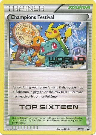 Champions Festival 2016 Top Sixteen (XY176) [XY: Black Star Promos] | Good Games Adelaide SA
