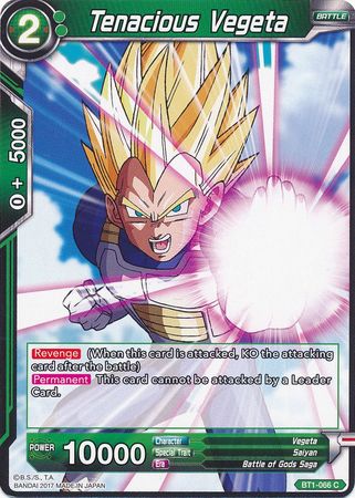 Tenacious Vegeta [BT1-066] | Good Games Adelaide SA