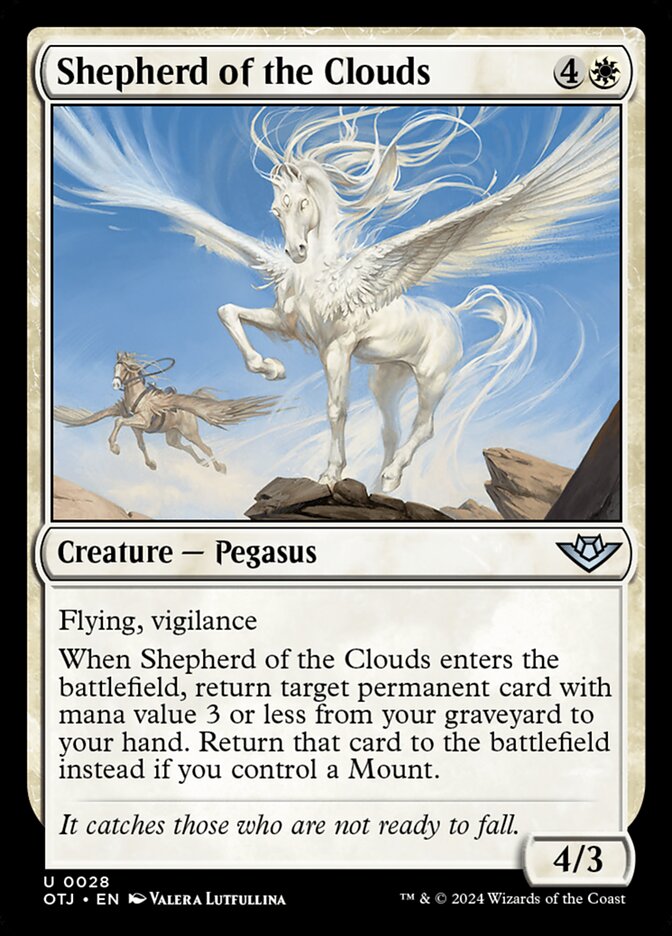 Shepherd of the Clouds 28 (Outlaws of Thunder Junction)  - Foil | Good Games Adelaide SA