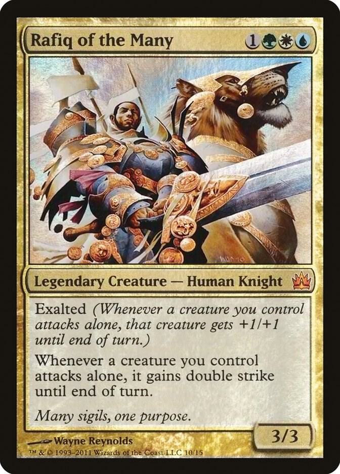 Rafiq of the Many 10 (From the Vault: Legends)  - Foil | Good Games Adelaide SA