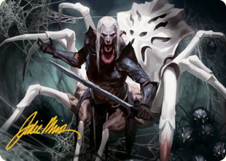 Drider Art Card (Gold-Stamped Signature) [Dungeons & Dragons: Adventures in the Forgotten Realms Art Series] | Good Games Adelaide SA