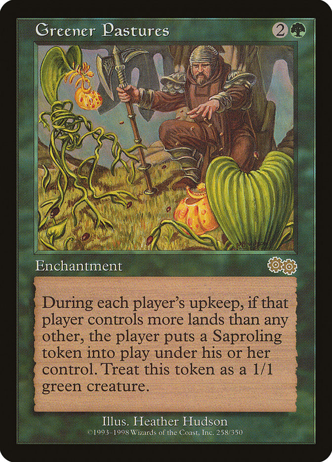 Greener Pastures 258 (Urza's Saga)  | Good Games Adelaide SA
