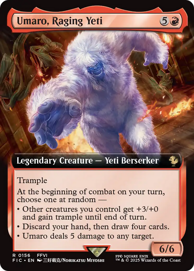 Umaro, Raging Yeti (Extended Art) [FINAL FANTASY Commander] | Good Games Adelaide SA