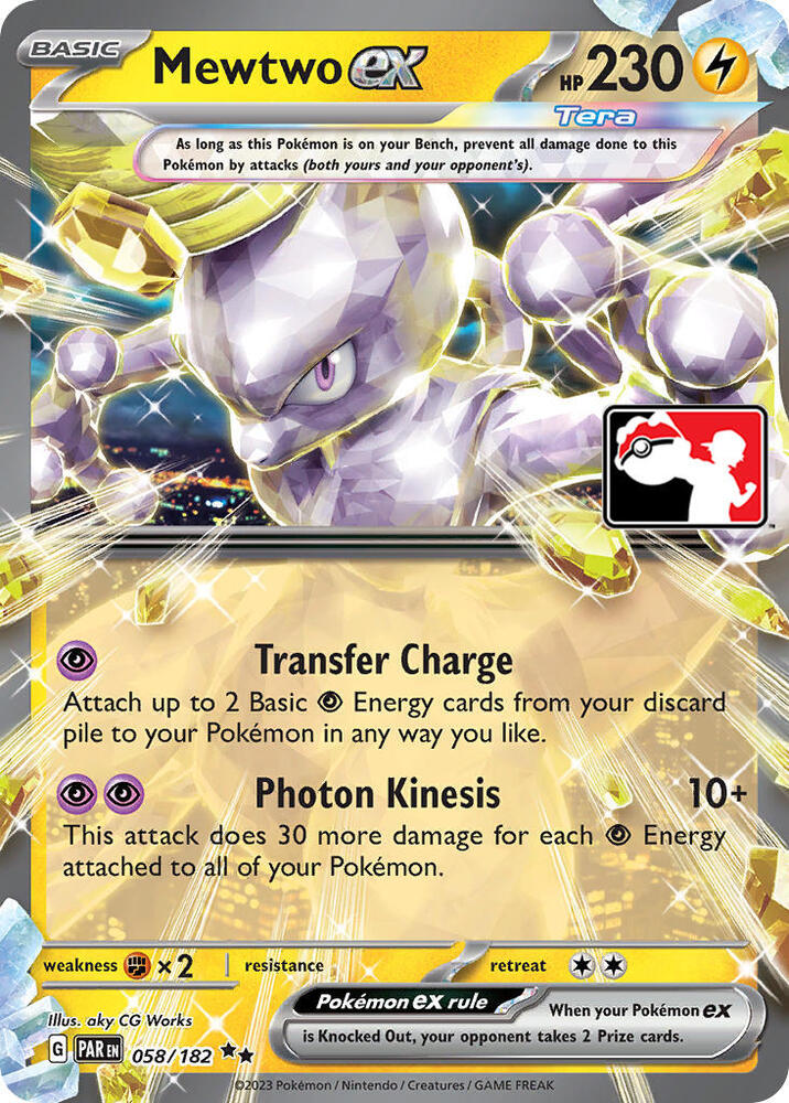 Mewtwo ex Series 5 058/182 (Prize Pack Series Cards)  - Holofoil | Good Games Adelaide SA