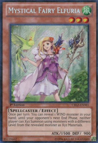 Mystical Fairy Elfuria [CBLZ-EN085] Secret Rare | Good Games Adelaide SA