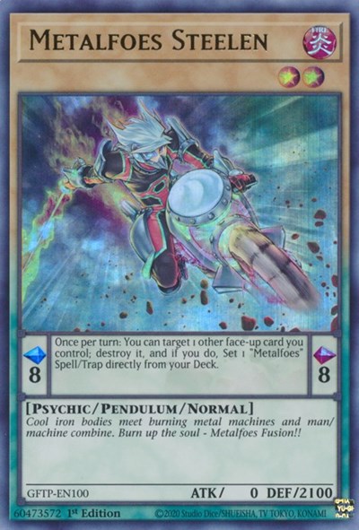 Metalfoes Steelen [GFTP-EN100] Ultra rare | Good Games Adelaide SA
