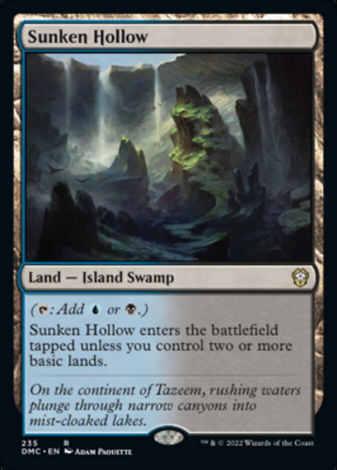 Sunken Hollow [Dominaria United Commander] | Good Games Adelaide SA