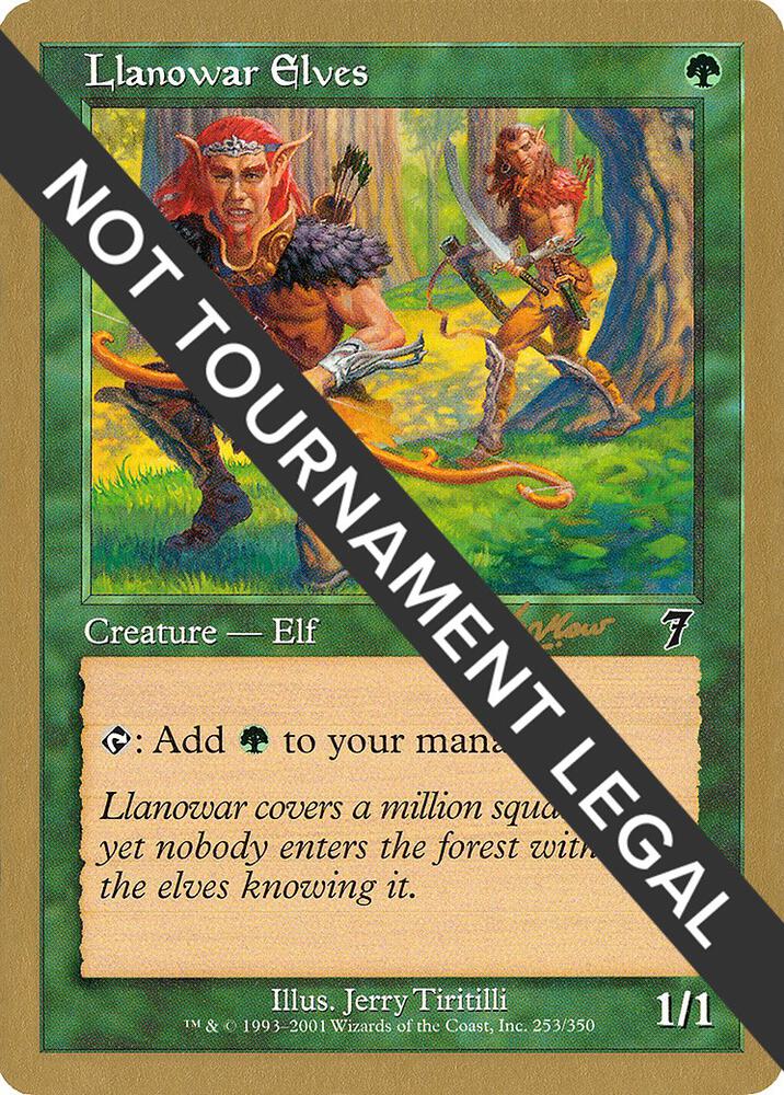 Llanowar Elves 2002 Sim Han How 7ED  (World Championship Decks)  | Good Games Adelaide SA