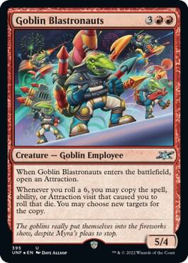 Goblin Blastronauts Galaxy Foil 395 (Unfinity)  - Foil | Good Games Adelaide SA