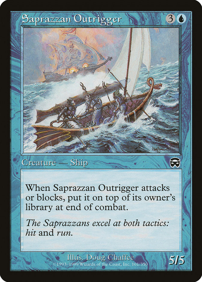 Saprazzan Outrigger 101 (Mercadian Masques)  - Foil | Good Games Adelaide SA