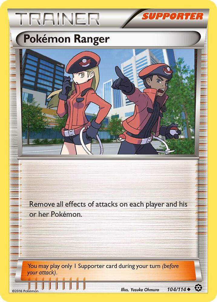 Pokemon Ranger 104/114 (XY - Steam Siege)  | Good Games Adelaide SA