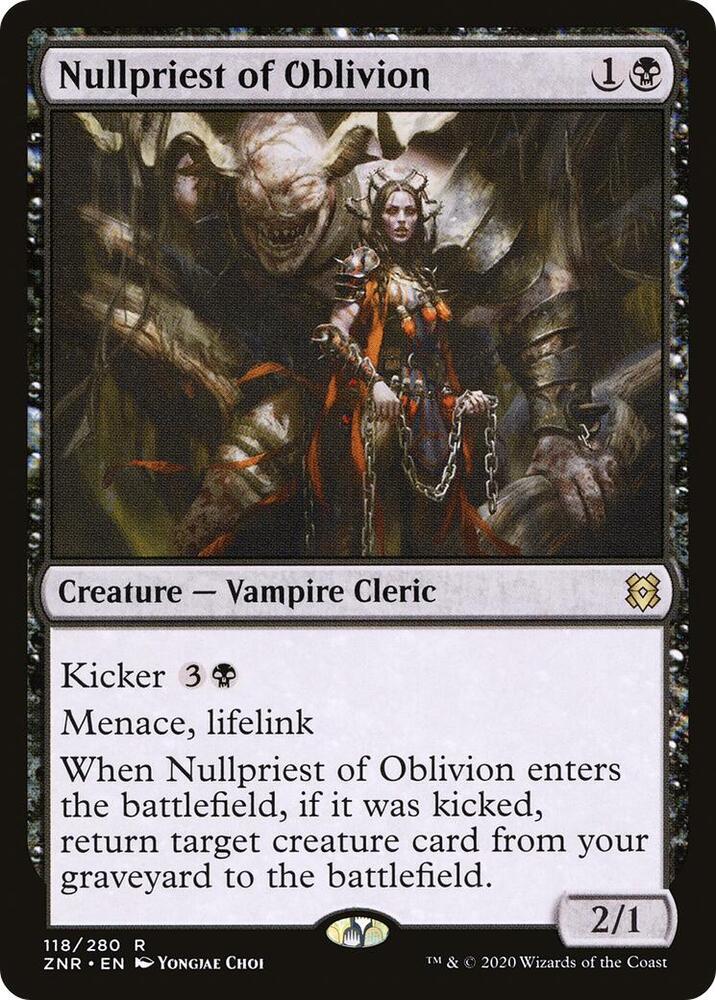 Nullpriest of Oblivion 118 (Zendikar Rising)  | Good Games Adelaide SA
