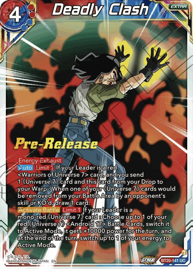Deadly Clash (BT20-141) [Power Absorbed Prerelease Promos] | Good Games Adelaide SA