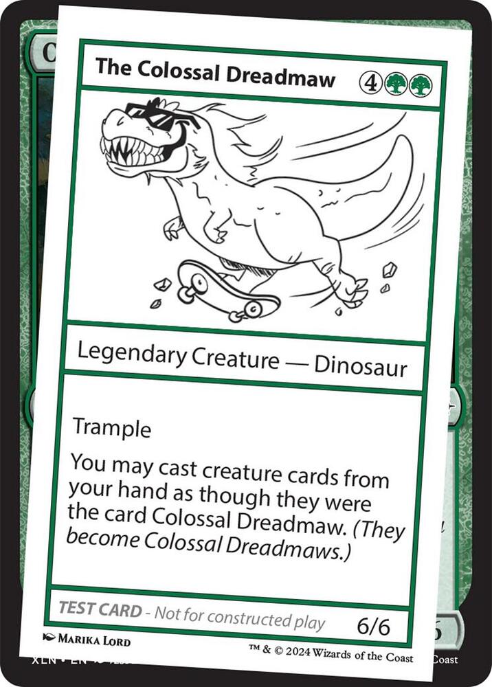 The Colossal Dreadmaw  (Un-Known Event Playtest Cards)  | Good Games Adelaide SA
