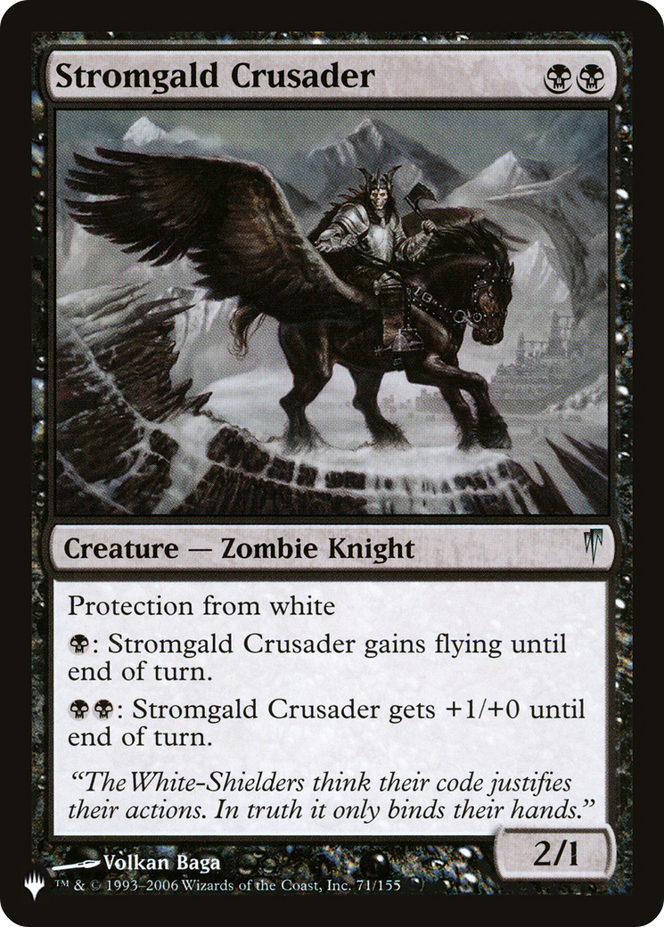 Stromgald Crusader [The List Reprints] | Good Games Adelaide SA
