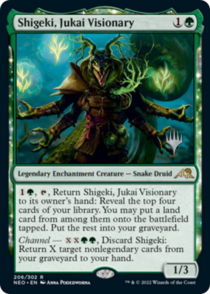 Shigeki Jukai Visionary 206 (Promo Pack: Kamigawa: Neon Dynasty)  - Foil | Good Games Adelaide SA
