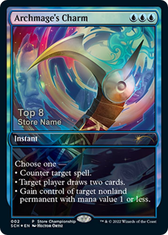 Archmages Charm Top 8 2 (Game Day & Store Championship Promos)  - Foil | Good Games Adelaide SA