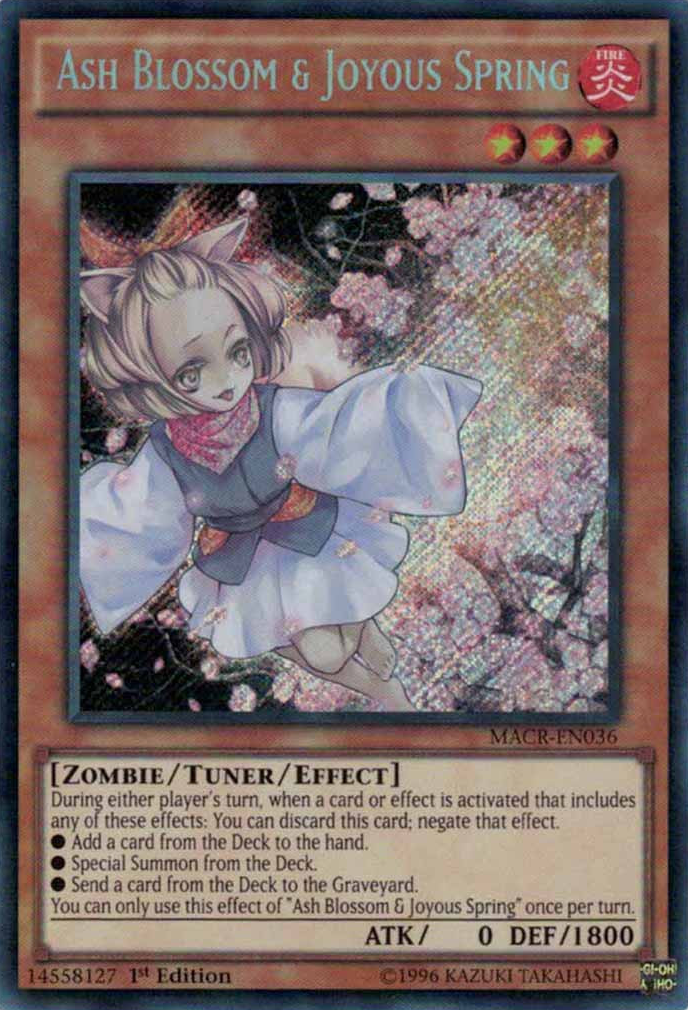 Ash Blossom & Joyous Spring [MACR-EN036] Secret Rare | Good Games Adelaide SA