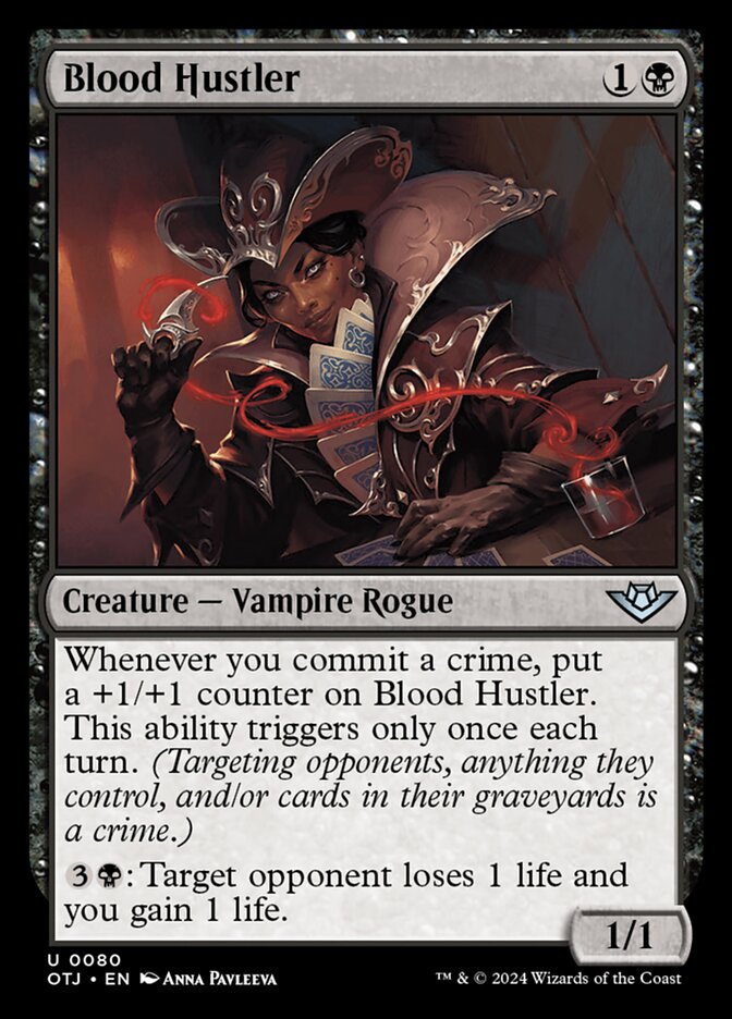 Blood Hustler 80/286 (Outlaws of Thunder Junction)  - Foil | Good Games Adelaide SA