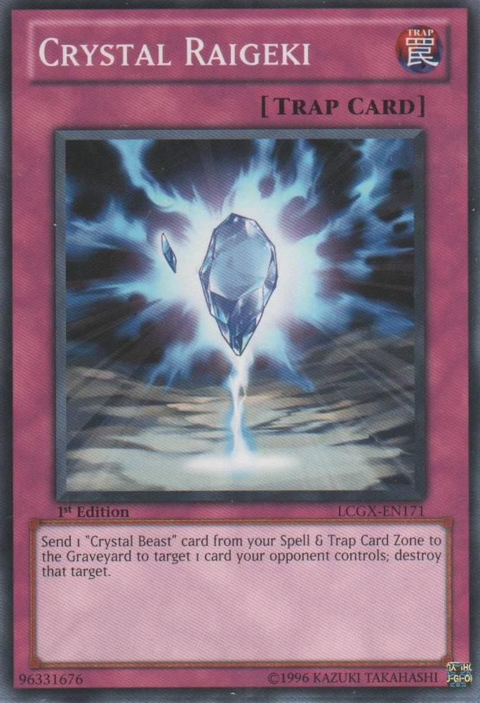 Crystal Raigeki [LCGX-EN171] Common | Good Games Adelaide SA