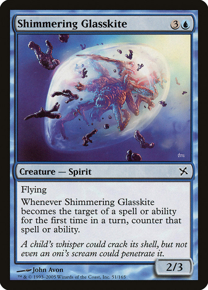 Shimmering Glasskite [Betrayers of Kamigawa] | Good Games Adelaide SA