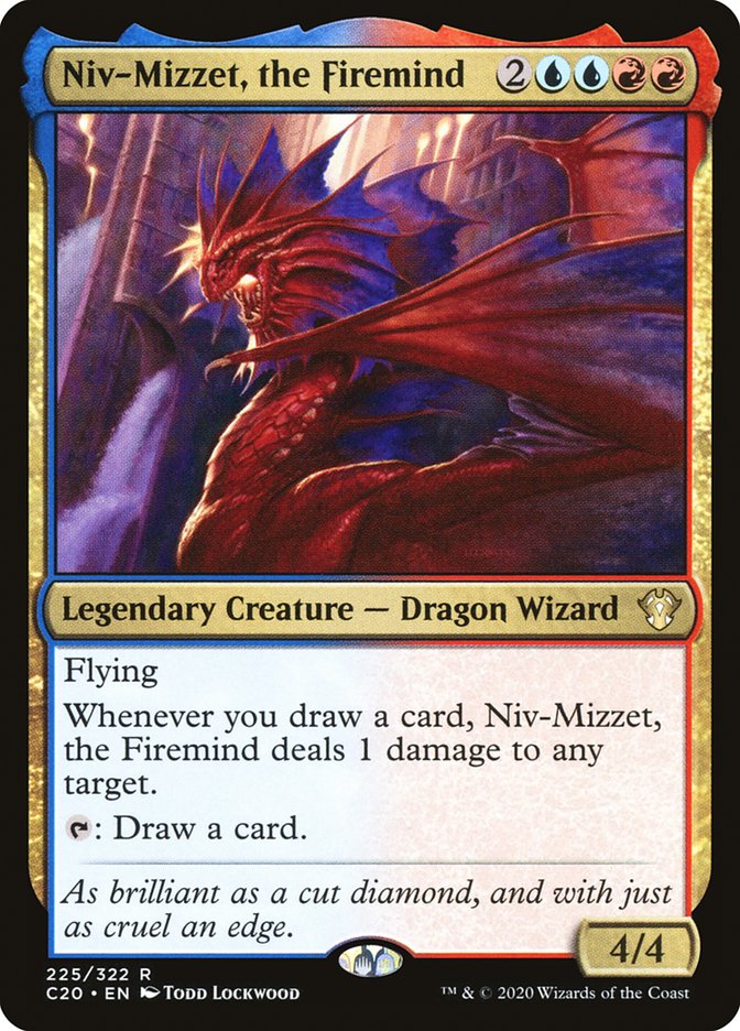 Niv-Mizzet, the Firemind 225 (Commander 2020)  | Good Games Adelaide SA