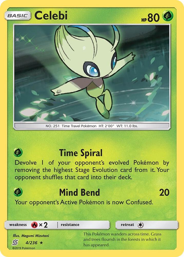 Celebi 4/236 (SM - Unified Minds)  - Holofoil | Good Games Adelaide SA
