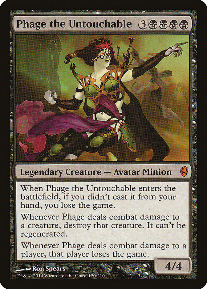 Phage the Untouchable 120/210 (Conspiracy)  - Foil | Good Games Adelaide SA