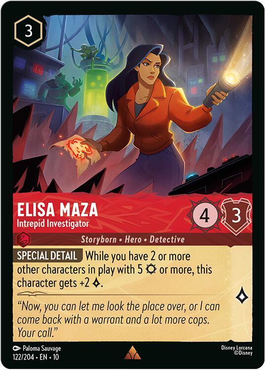 Elisa Maza Intrepid Investigator 122/204 (Whispers in the Well)  - Cold Foil | Good Games Adelaide SA