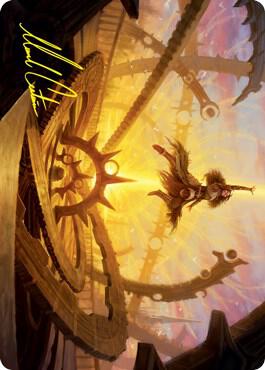Katildas Rising Dawn Art Card Gold Stamped Signature 15 (Art Series: Innistrad: Crimson Vow)  | Good Games Adelaide SA
