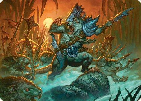 Persistent Marshstalker Art Card 14 (Art Series: Bloomburrow)  | Good Games Adelaide SA
