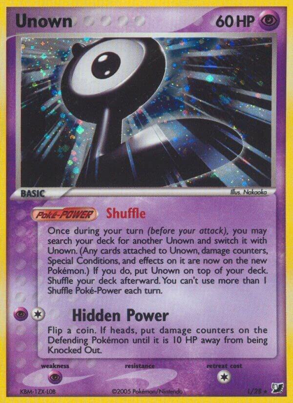 Unown L L/28 (Unseen Forces)  - Holofoil | Good Games Adelaide SA