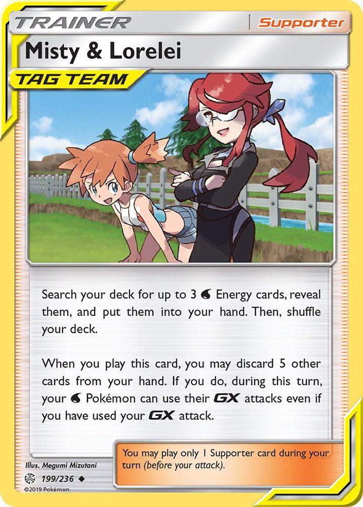 Misty and Lorelei 199/236 (SM - Cosmic Eclipse)  | Good Games Adelaide SA