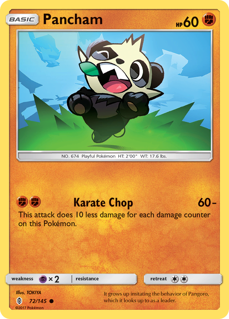 Pancham (72/145) [Sun & Moon: Guardians Rising] | Good Games Adelaide SA