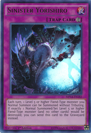 Sinister Yorishiro [MP14-EN182] Ultra Rare | Good Games Adelaide SA