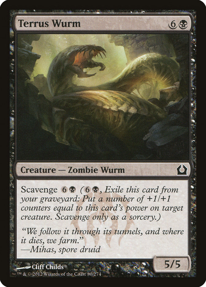 Terrus Wurm 80 (Return to Ravnica)  | Good Games Adelaide SA