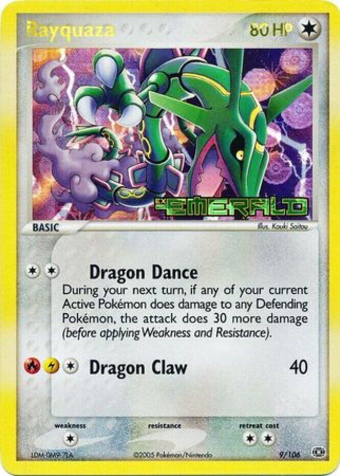 Rayquaza (9/106) (Stamped) [EX: Emerald] | Good Games Adelaide SA