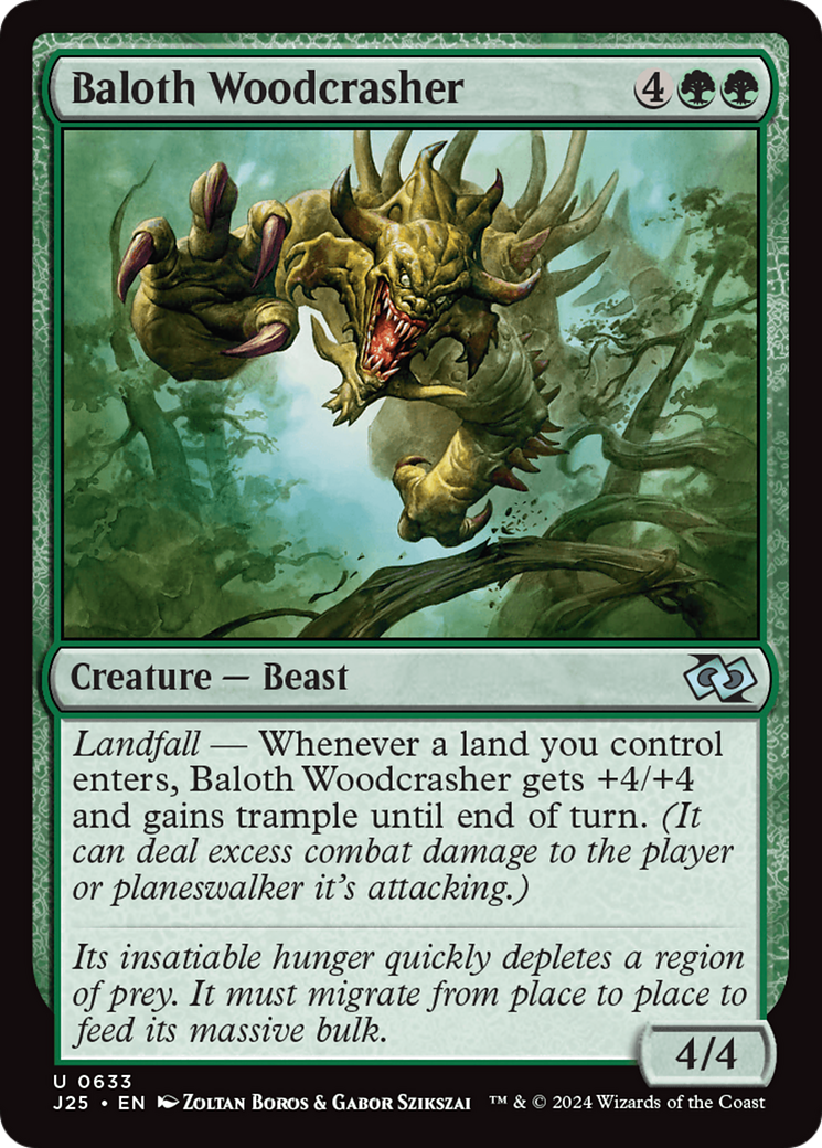 Baloth Woodcrasher [Foundations Jumpstart] | Good Games Adelaide SA