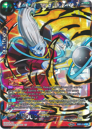 Whis, Keeper of Universe 7 (DB1-032) [Dragon Brawl] | Good Games Adelaide SA
