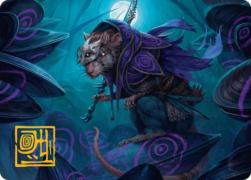 Nightwhorl Hermit Art Card Gold Stamped Signature 10 (Art Series: Bloomburrow)  | Good Games Adelaide SA