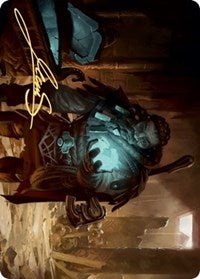 Vault Robber Art Card (Gold-Stamped Signature) [Kaldheim: Art Series] | Good Games Adelaide SA