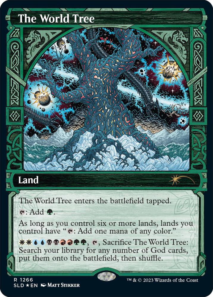 The World Tree Halo Foil 1266 (Secret Lair Drop Series)  - Foil | Good Games Adelaide SA