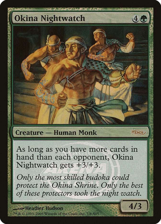 Okina Nightwatch 7 (Arena Promos)  - Foil | Good Games Adelaide SA