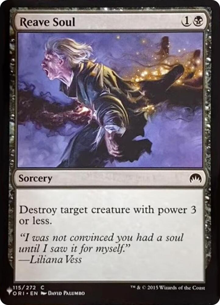 Reave Soul 115/272 (The List Reprints)  | Good Games Adelaide SA