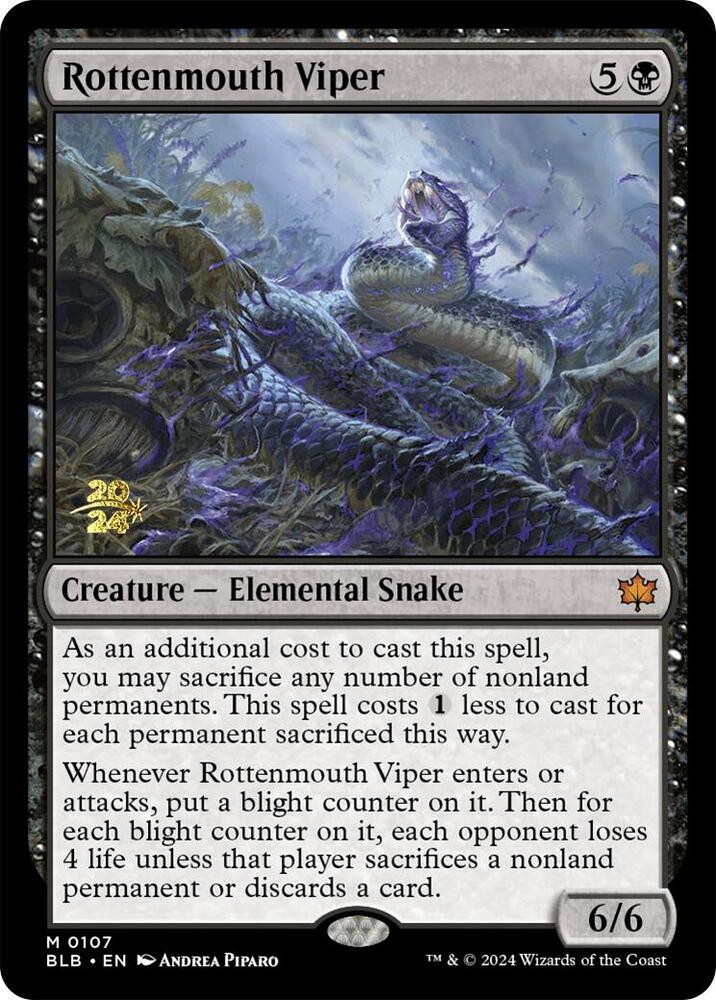 Rottenmouth Viper 107 (Prerelease Cards)  - Foil | Good Games Adelaide SA