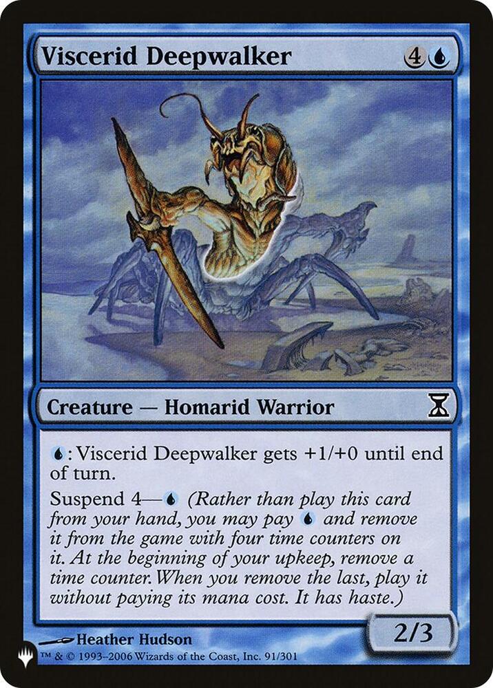 Viscerid Deepwalker 91/301 (The List Reprints)  | Good Games Adelaide SA