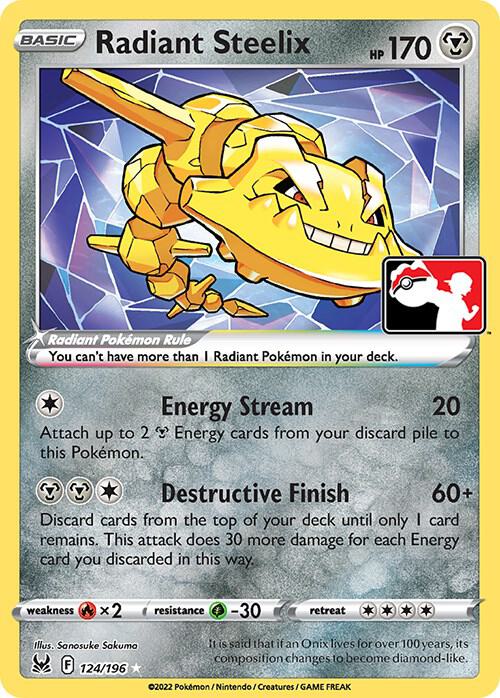 Radiant Steelix Series 3 124/196 (Prize Pack Series Cards)  - Holofoil | Good Games Adelaide SA