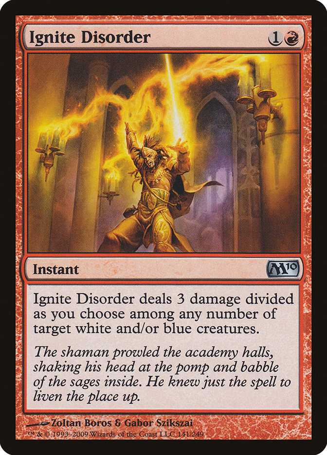 Ignite Disorder 141/249 (Magic 2010 (M10))  - Foil | Good Games Adelaide SA